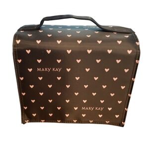 Mary Kay Travel Roll Up Bag Organizer Makeup Cosmetic with bonus Travel mirror